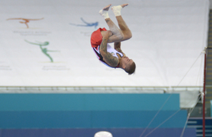 Kişi idman gimnastikası üzrə 22-ci Bakı Çempionatı və Birinciliyi. Bakı, Azərbaycan, 02 oktyabr 2015